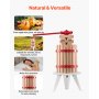 Fruit Wine Press Manual Press for Wine Making 1.6 Gal/6L Wood Basket