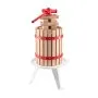 VEVOR 1.6 Gal/6L Fruit Wine Press, Solid Wood Basket with 8 Blocks, Heavy Duty Manual Juice Maker, Cider Apple Grape Tincture Honey Olive Oil Making Press with Handle for Kitchen, Home