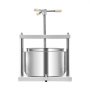 VEVOR 3.17 Gal/12L Fruit Wine Press, 2 Stainless Steel Barrels, Manual Juice Maker, Cider Apple Grape Tincture Honey Olive Oil Making Press with Triangular Handle for Outdoor Kitchen Home