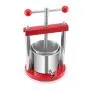 VEVOR 0.44 Gal/1.65L Fruit Wine Press, 2 Stainless Steel Barrels, Manual Juice Maker, Cider Apple Grape Tincture Honey Olive Oil Making Press with T-Handle for Outdoor Kitchen Home