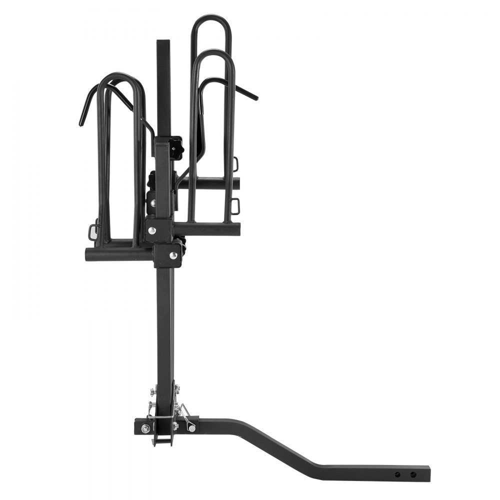 VEVOR Hitch Mount Bike Rack, 2-Bike Platform Style, 36.3 kg Max Capacity Bike Rack Hitch for 1.25-/2-inch Receiver, Titling and Folding Bike Carrier with Tires up to 2.4" Wide, for Car, SUV, Truck, RV