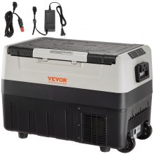 VEVOR Portable Car Refrigerator Freezer Compressor 48Qt Dual Zone for Car Home