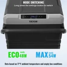 VEVOR Compresor Congelador Refrigerador Portátil para Auto 115 L Zona Dual para Auto Hogar