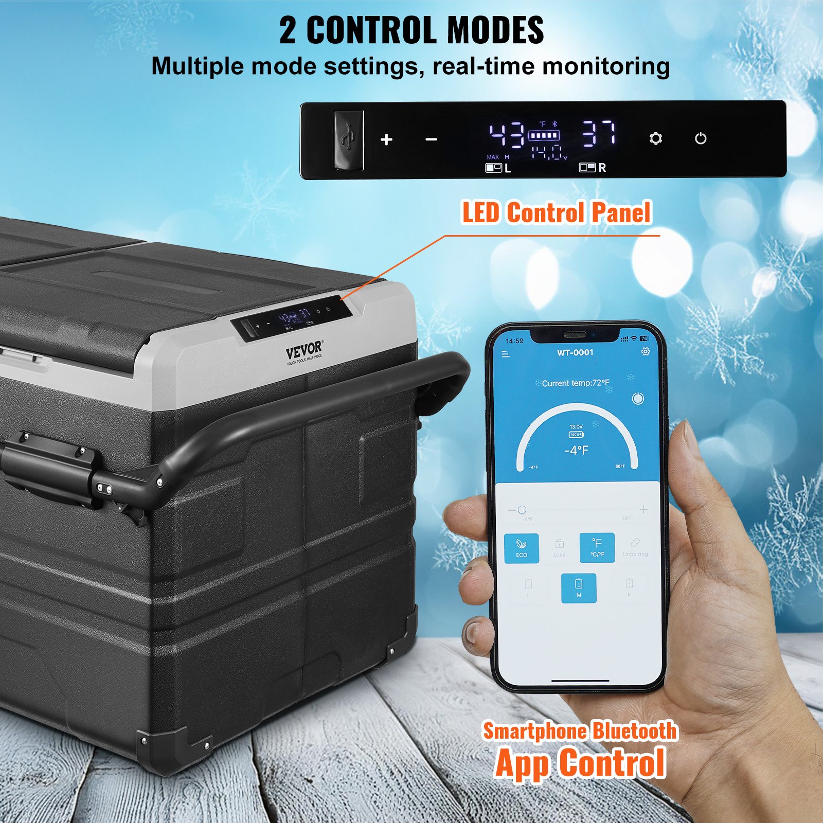 Portable Car Refrigerator Freezer Compressor 115 L Dual Zone for Car Home Portable Car Refrigerator Freezer Compressor 115 L Dual Zone for Car Home
