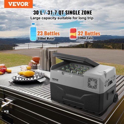 Kohree 12V Portable Refrigerator 19 Quart (18L) – Car, RV, Truck Mini Freezer With Handle, Cools -4°F To 68°F - View #2