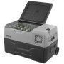 VEVOR Car Refrigerator, 12 Volt Car Refrigerator Fridge, 30 L Single Zone Portable Freezer with Wheels and Handle, -4℉-68℉, 12/24V DC and 100-240V AC Compressor Cooler for Outdoor, Camping