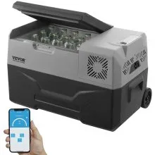 VEVOR Compresor Congelador Refrigerador Portátil para Auto 30 L Zona Única para Auto Hogar
