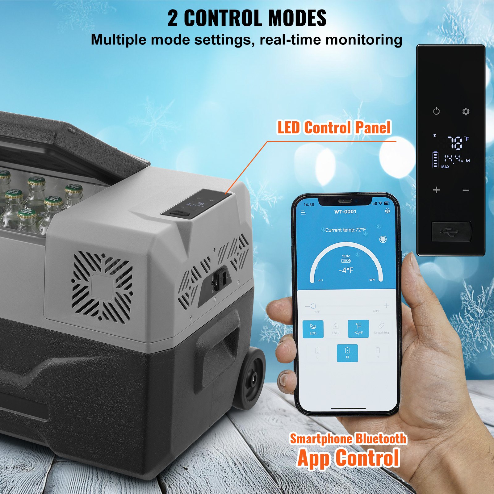 Portable Car Refrigerator Freezer Compressor 30 L Single Zone for Car Home Portable Car Refrigerator Freezer Compressor 30 L Single Zone for Car Home