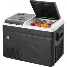 VEVOR Portable Car Refrigerator Freezer w/ Ice Making Function 38QT Dual Zone