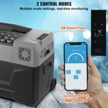 VEVOR Compresor Congelador Refrigerador Portátil para Auto 40 L Zona Única para Auto Hogar
