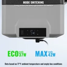 VEVOR Compresor Congelador Refrigerador Portátil para Auto 40 L Zona Única para Auto Hogar