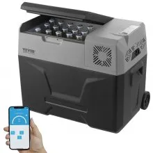 VEVOR Compresor Congelador Refrigerador Portátil para Auto 40 L Zona Única para Auto Hogar