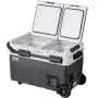 VEVOR Portable Car Refrigerator, 12 Volt Car Refrigerator Fridge, 50 L / 52.8 QT Dual Zone Portable Freezer, -4℉-68℉ Adjustable Temperature, Compressor Cooler for Home, Outdoor, Camping, RV, Car