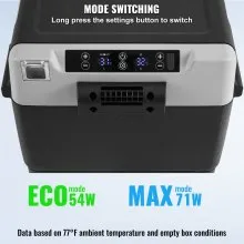 VEVOR Portable Car Refrigerator Freezer Compressor 58 L Dual Zone for Home Car