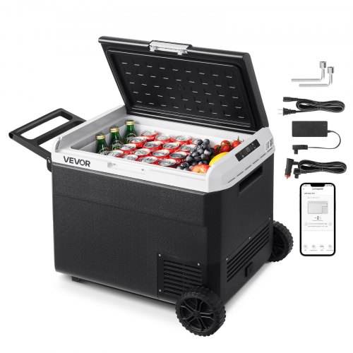 12 Volt Car Refrigerator Portable Freezer 63.4QT Electric Cooler for Camping