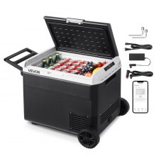 12 Volt Car Refrigerator Portable Freezer 63.4QT Electric Cooler for Camping