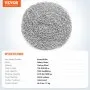 VEVOR Proof Coil Chain, 1/4" x 100', 1540 lbs Safe Working Load, Zinc Plated Proof Tested Coil Chain with Two Quick Links, Galvanized Carbon Steel Link Chain for Towing, Hanging, Camping, Pet Towing