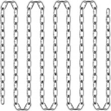 V Chain with TJ Hooks and Crab Hooks, 23.6X0.3 G80 Alloy Steel