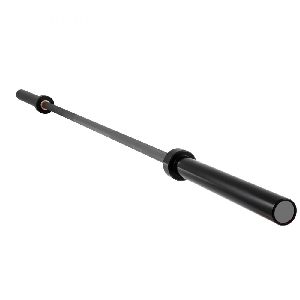 Vevor 2m  Barbell 15KG  Weight Lifting Bar Workout Fitness Exercise Bench Press Bar for Weight Lifting  Bar Weight Bar Bench Lifting Squat with Buckles and Clamps Grey