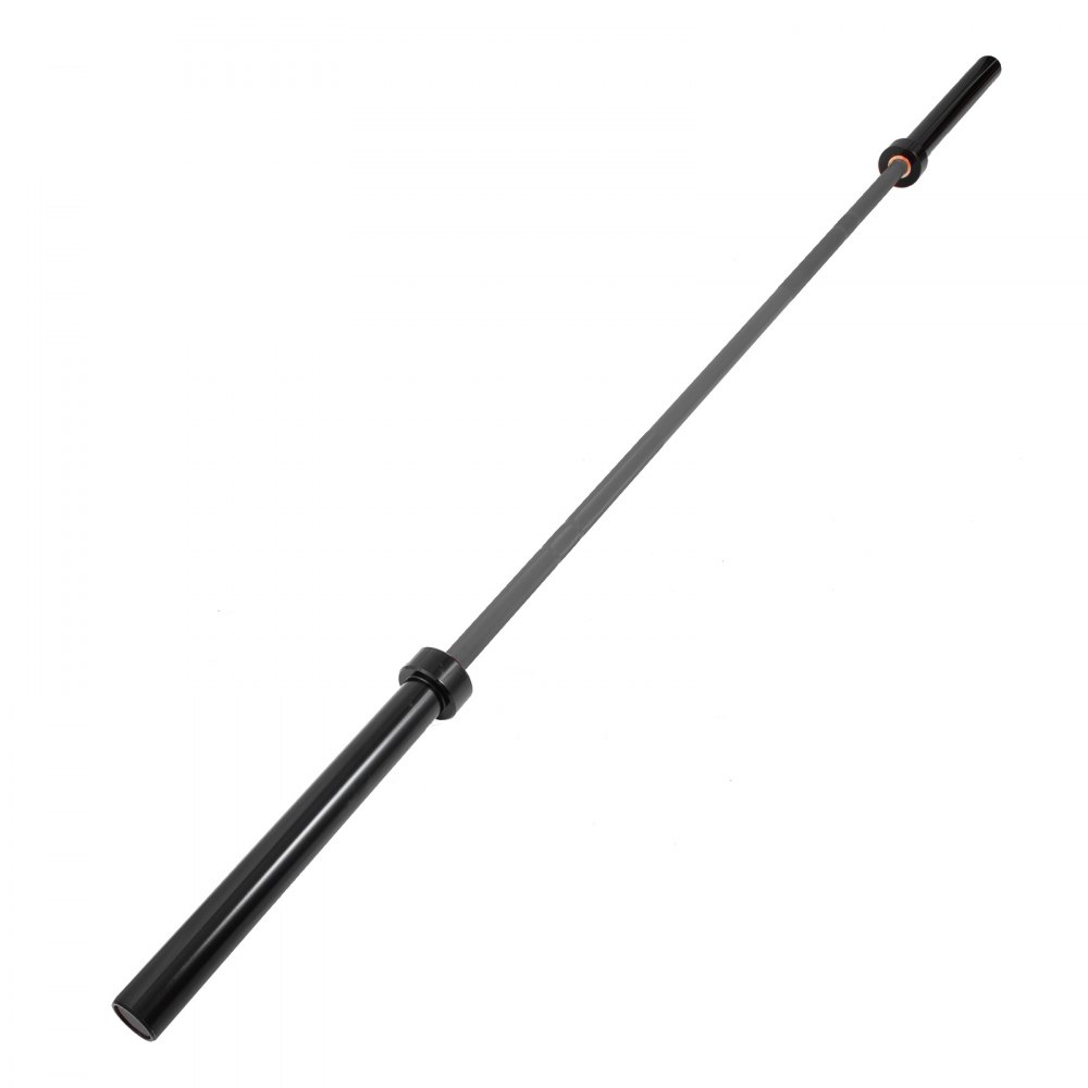 Vevor 2m  Barbell 15KG  Weight Lifting Bar Workout Fitness Exercise Bench Press Bar for Weight Lifting  Bar Weight Bar Bench Lifting Squat with Buckles and Clamps Grey