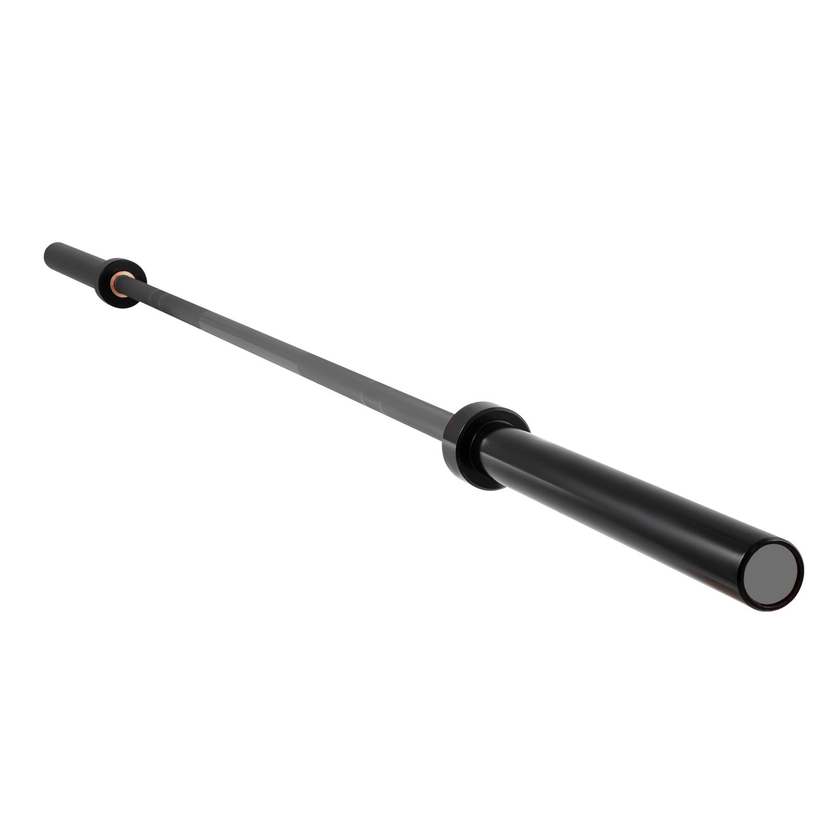 Vevor 2m  Barbell 15KG  Weight Lifting Bar Workout Fitness Exercise Bench Press Bar for Weight Lifting  Bar Weight Bar Bench Lifting Squat with Buckles and Clamps Grey