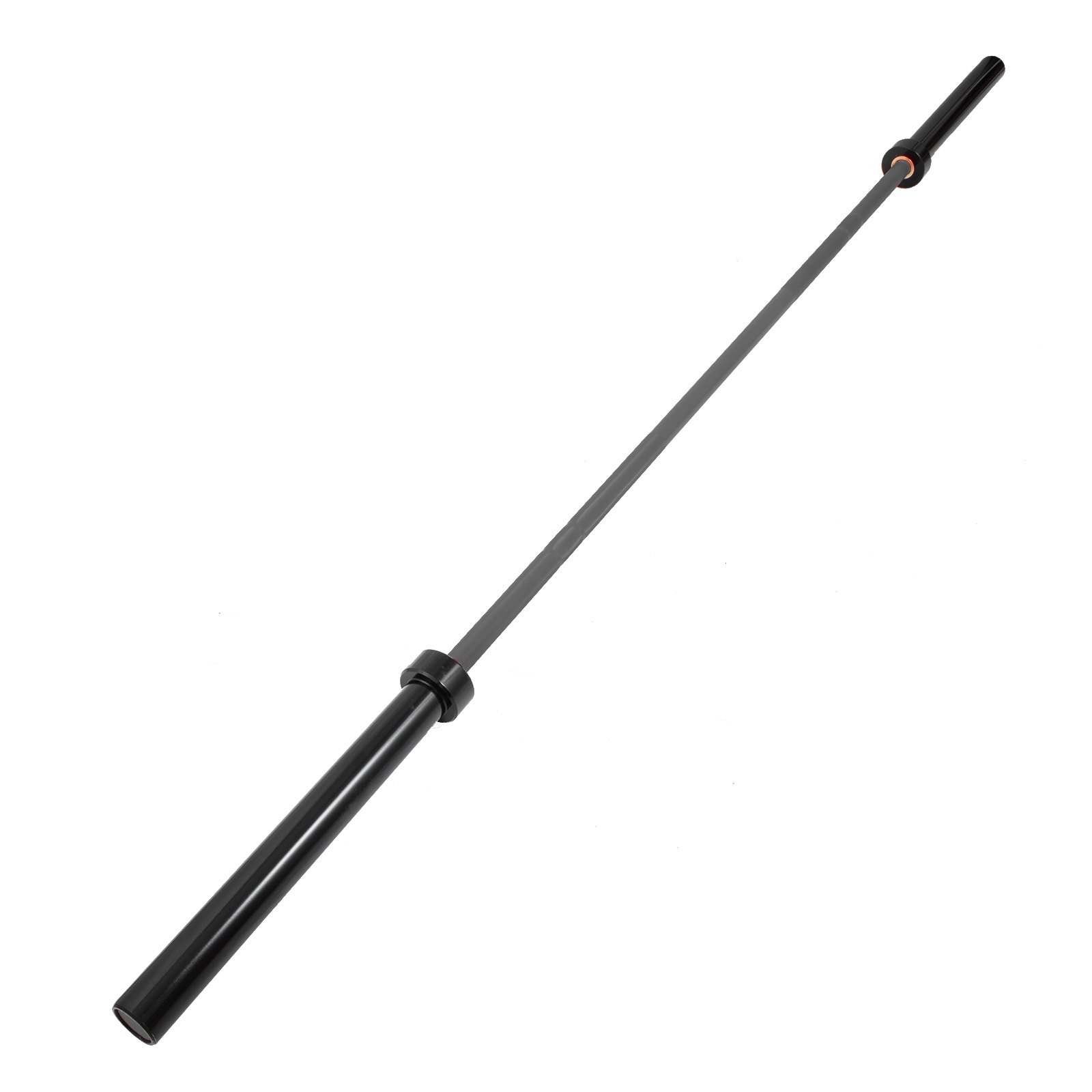 Vevor 2m  Barbell 15KG  Weight Lifting Bar Workout Fitness Exercise Bench Press Bar for Weight Lifting  Bar Weight Bar Bench Lifting Squat with Buckles and Clamps Grey