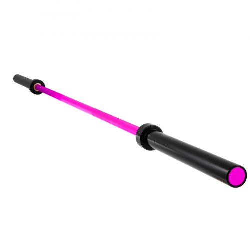 Olympic Barbell Weight Bar Bench Press Lifting Squat Pink 15kg 1200lbs 2m