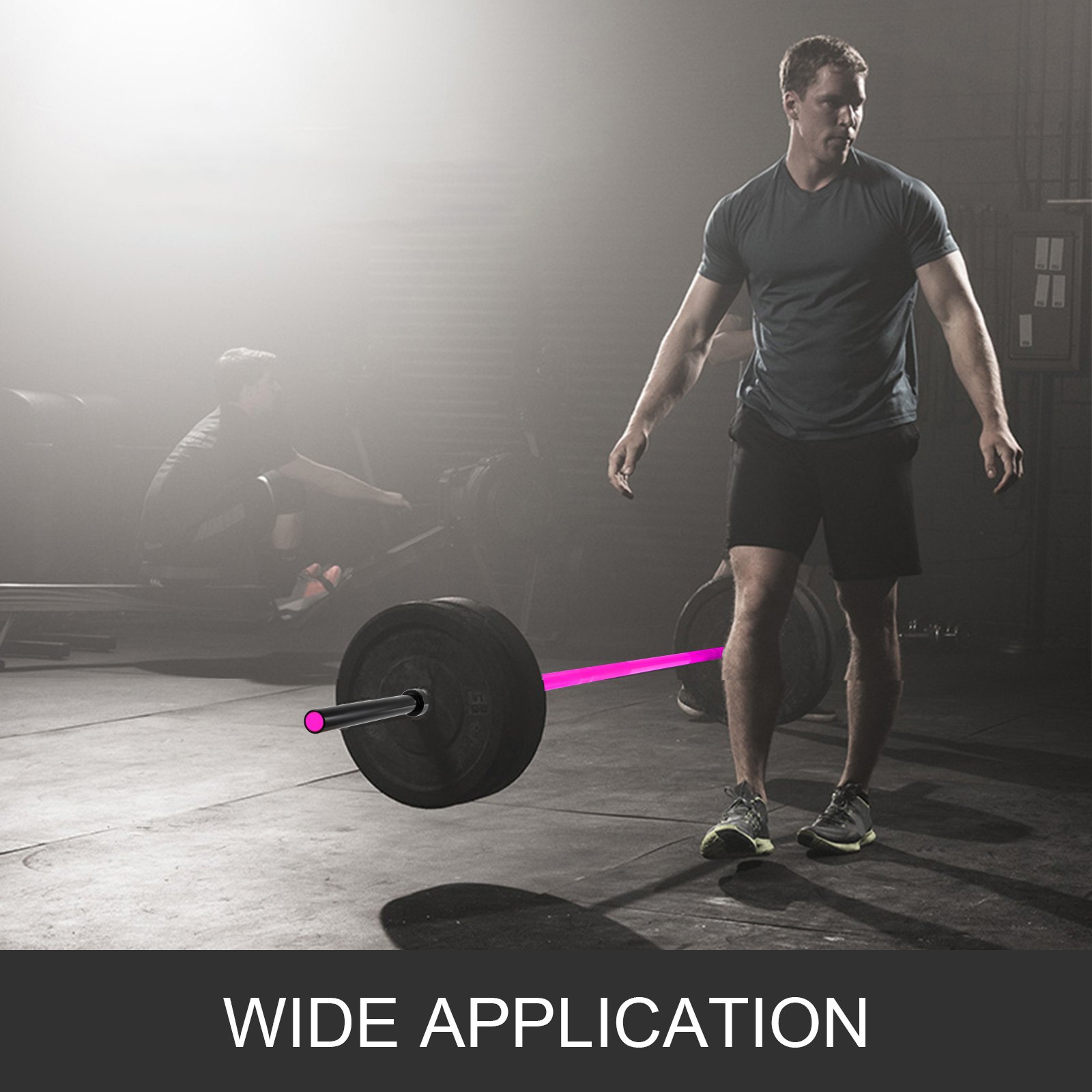 Olympic Barbell Weight Bar Bench Press Dead Lift Lifting Squat