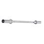 VEVOR 4FT Barbell Bar, Fits 2-Inch Weight Plates, Chrome Plated Barbell Bar with Knurled Grip for Strength Training, Weightlifting, Squat, Deadlift, Bench Press, Curl, Overhead Press, 500lbs Capacity