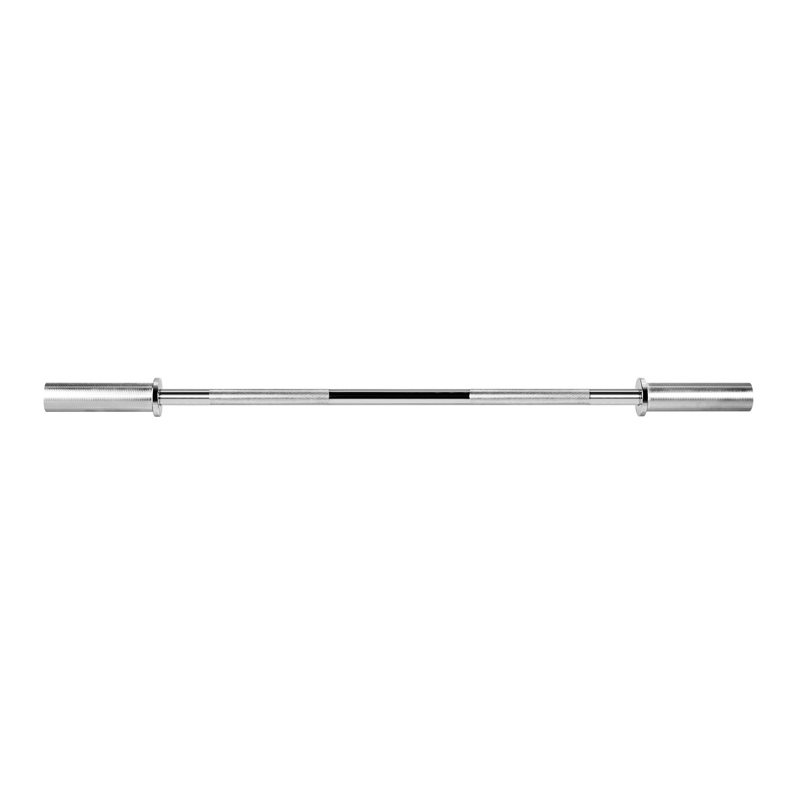 VEVOR 4FT Barbell Bar, Fits 2-Inch Weight Plates, Chrome Plated Barbell Bar with Knurled Grip for Strength Training, Weightlifting, Squat, Deadlift, Bench Press, Curl, Overhead Press, 500lbs Capacity