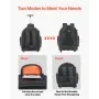 VEVOR Rolling Tool Backpack 45 Pockets Heavy Duty Roller Tool Bag on Wheels