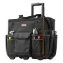 VEVOR Rolling Tool Bag, 110 lbs Load Capacity, 25 Pockets Heavy Duty Roller Tool Bag with Adjustable Telescoping Handle & Stable Base, Toolbag Organizers with Wheels for Electrician, Construction