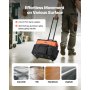 VEVOR Rolling Tool Bag 27 Pockets Heavy Duty Roller Tool Bag on Wheels
