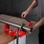 VEVOR Heavy-Duty Pipe Chain Vise, 1/2" - 8" Pipe Capacity, 34.6" Rugged Chain & Cast Iron Base, Industrial-Grade Pipe Clamping for Plumbing, Automotive Repairs, Metalworking