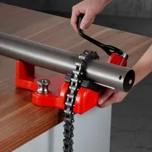 Screw Bench Chain Vise 1/4 to 6 inch Capacity Heavy Duty Chain Pipe Vise