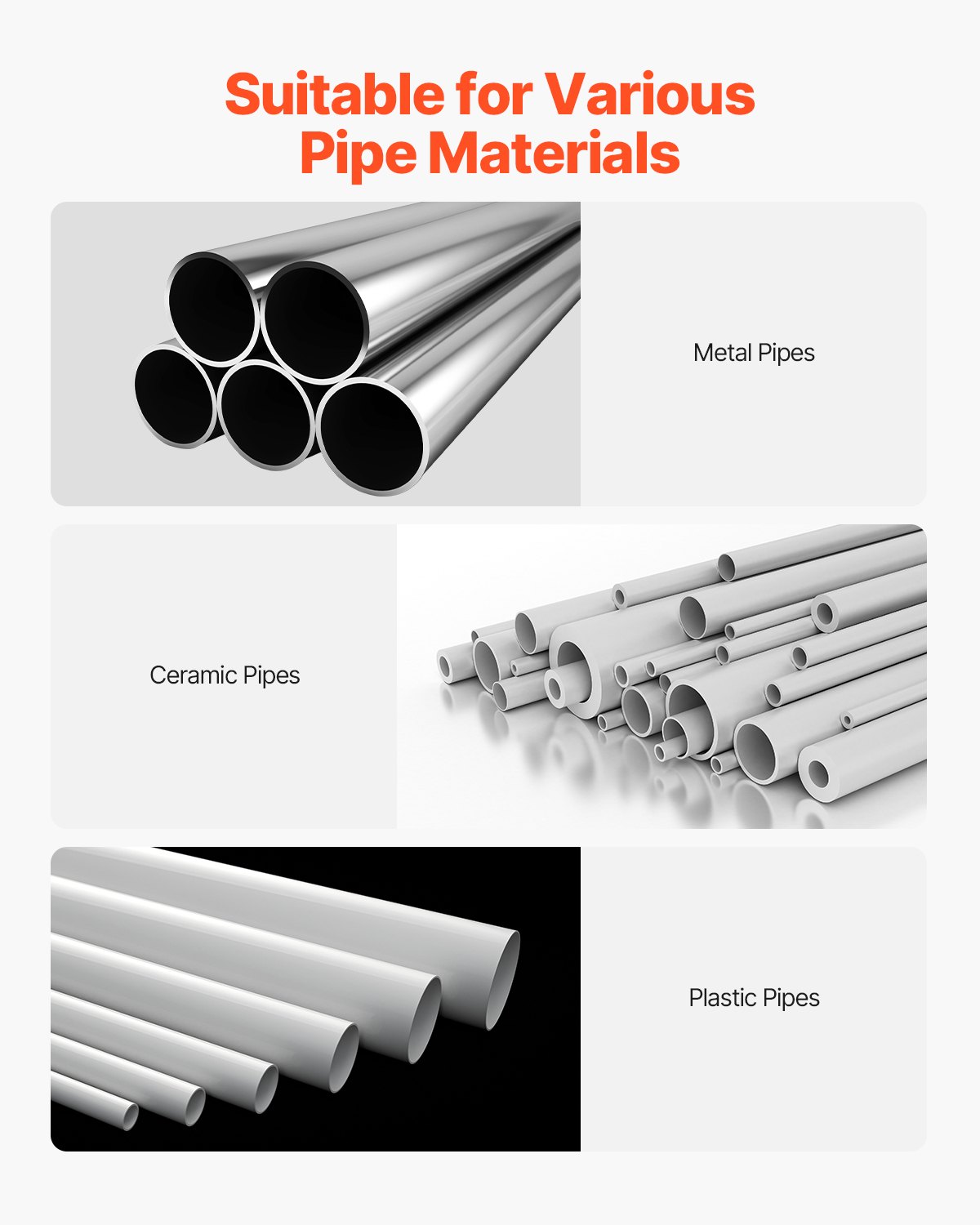 VEVOR Heavy-Duty Pipe Chain Vise, 1/8" - 5" Pipe Capacity, 26" Rugged Chain & Cast Iron Base, Hitch Mount Vise Plate Holder With Adjustable Height - Fits 2 inch x 2 inch Receiver
