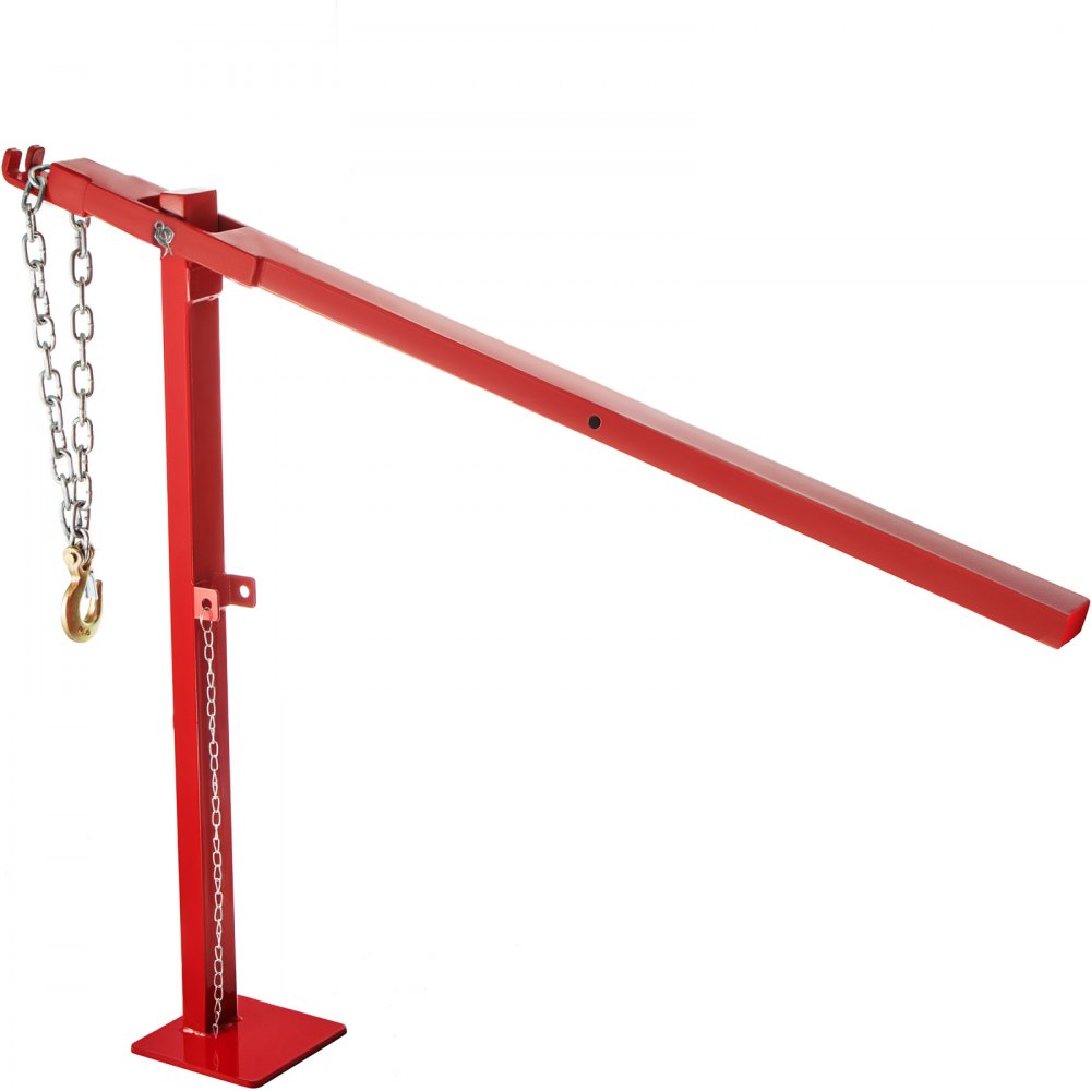 VEVOR Post Puller 42" Long Chain Fence Post Puller 32" Standing Frame Wood Post Puller Set with Lifting Chain Puller Stump Puller Fence Post Remover for Round Fence Post, Metal, Sign Post & Tree Stump