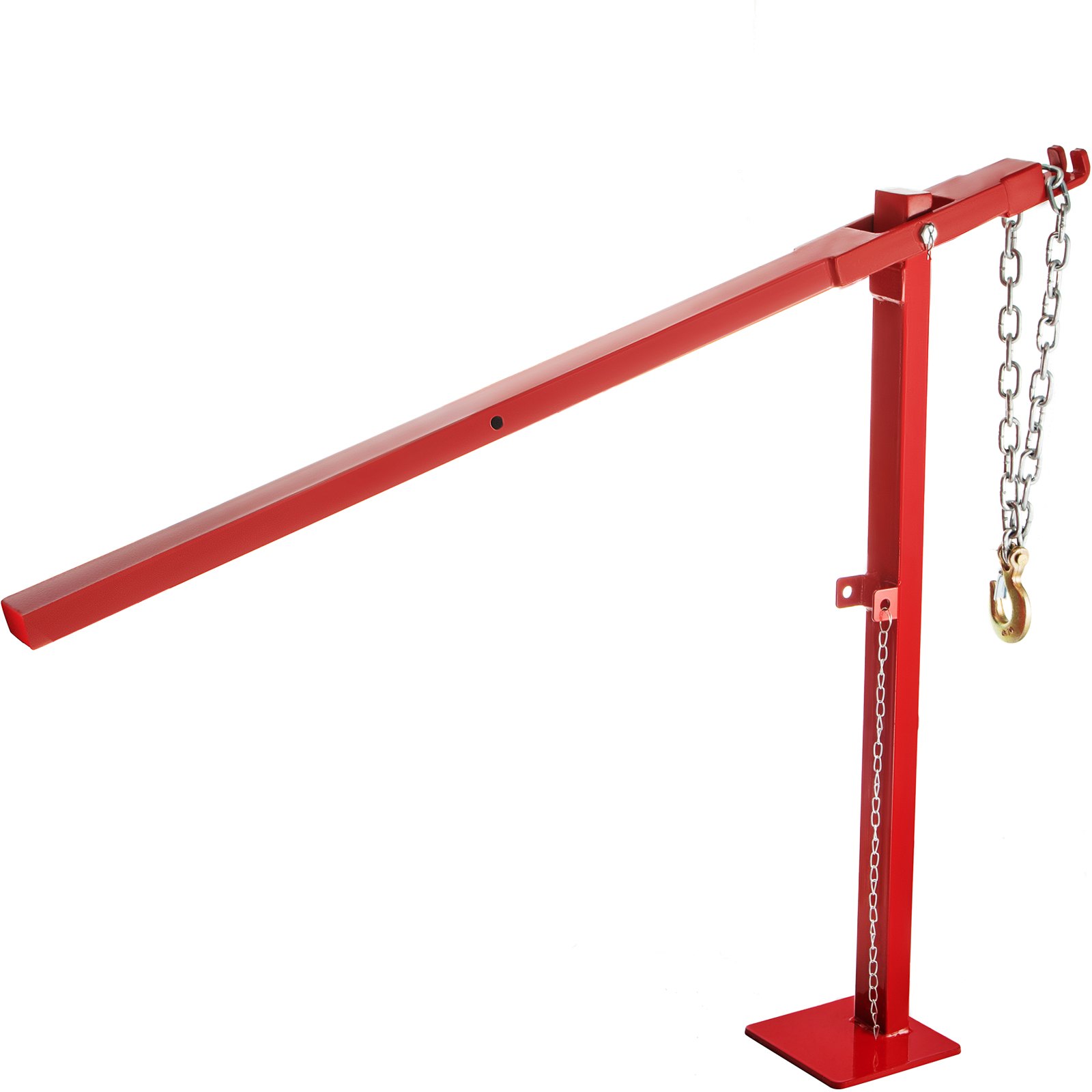 VEVOR Post Puller 42" Long Chain Fence Post Puller 32" Standing Frame Wood Post Puller Set with Lifting Chain Puller Stump Puller Fence Post Remover for Round Fence Post, Metal, Sign Post & Tree Stump
