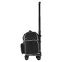 VEVOR Bowling Ball Bag, 2 Ball Four Roller Bowling Bag with Wheels, Featuring a Separate Compartment for Shoes (Up To US Size 16) & Oversized Accessory Pocket, Retractable Handle Extends to 37.4 in