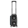VEVOR Bowling Ball Bag, 2 Ball Double Roller Bowling Bag with Wheels, Featuring a Separate Compartment for Shoes (Up To US Size 16) & Oversized Accessory Pocket, Retractable Handle Extends to 41.32 in