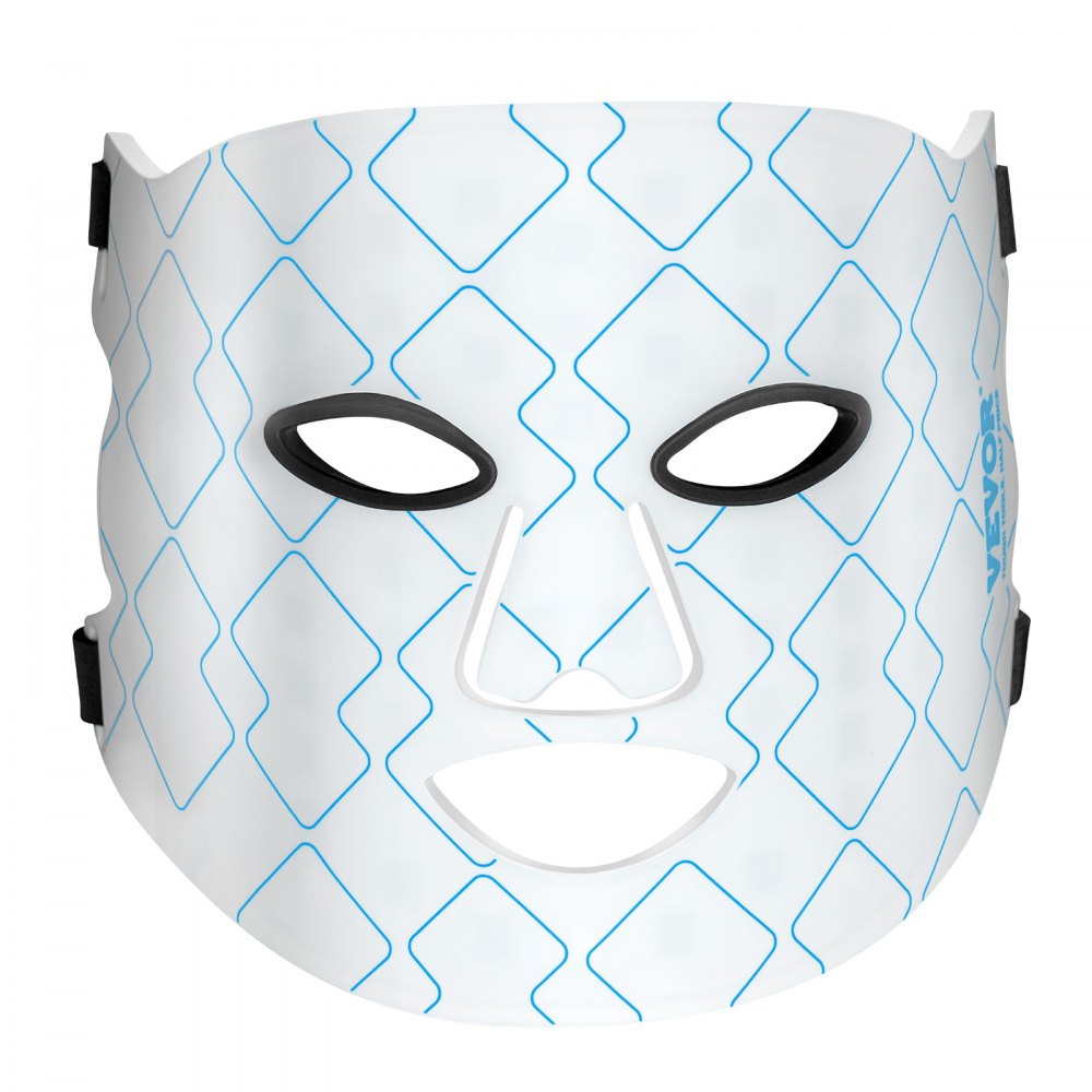 VEVOR Red Light Therapy Mask, 7 Colors LED Face Mask Light Therapy with 850nm Near-infrared, Red Light Therapy for Face, Portable Facial Skin Care Device for Skin Health, Anti Aging, Wrinkle Reduction