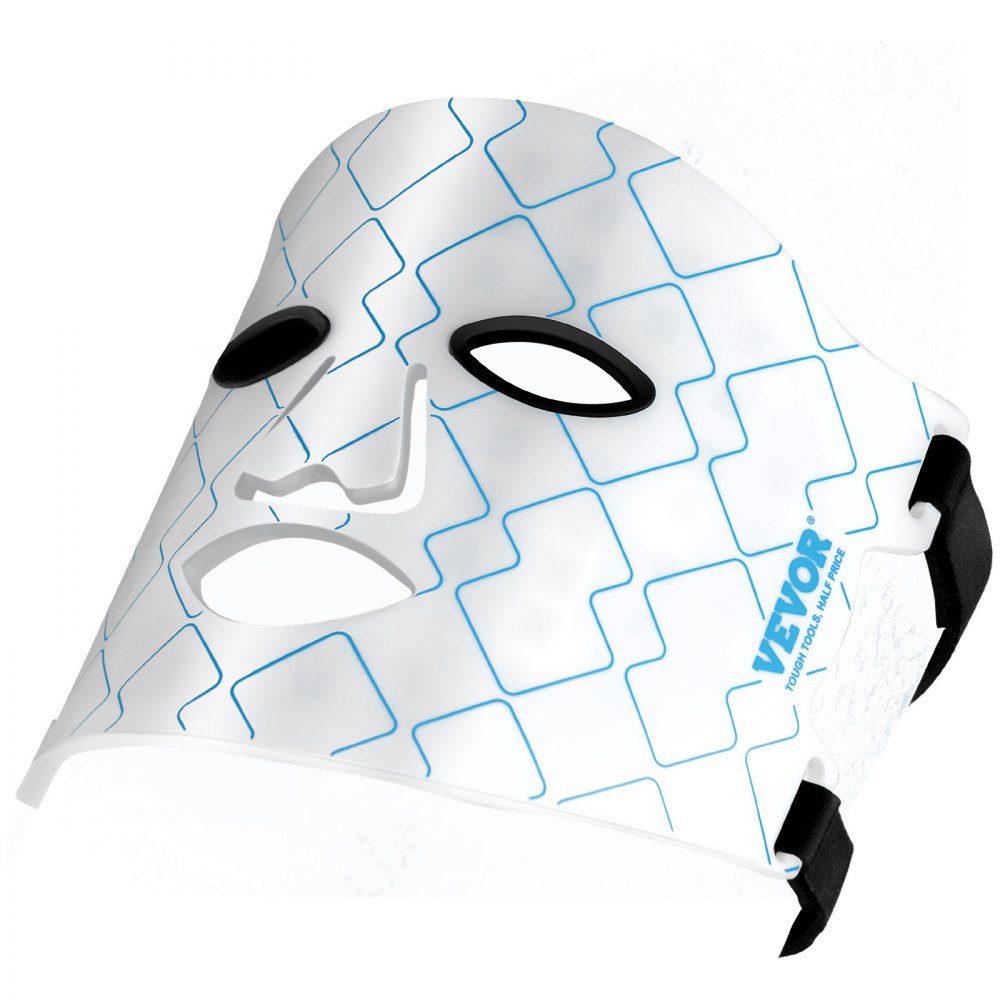VEVOR Red Light Therapy Mask, 7 Colors LED Face Mask Light Therapy with 850nm Near-infrared, Red Light Therapy for Face, Portable Facial Skin Care Device for Skin Health, Anti Aging, Wrinkle Reduction