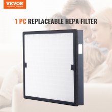 Vzduchový filtr VEVOR HEPA, výměna vzduchového filtru 15,75'' x 15,75'', vysoce účinné filtry stupně 3 kompatibilní s pračkou BlueDri & VEVOR, čističkami vzduchu, zařízením pro obnovu poškození vodou