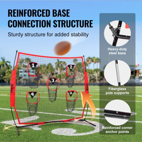 Filet De Cible De Football YSJCHEBS – 45×60 Cm, Avec Sac De Rangement Oxford Imperméable, Pour Entraînement De Précision