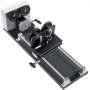 VEVOR Rotary Axis Attachment, 4 Wheels Laser Rotary Attachment, Nema23 Stepper Motor Laser Cutter Rotary, 50-350 mm Laser Rotary Axis for Engraving Cutting Machine Spherical Carving Cylinder Carving