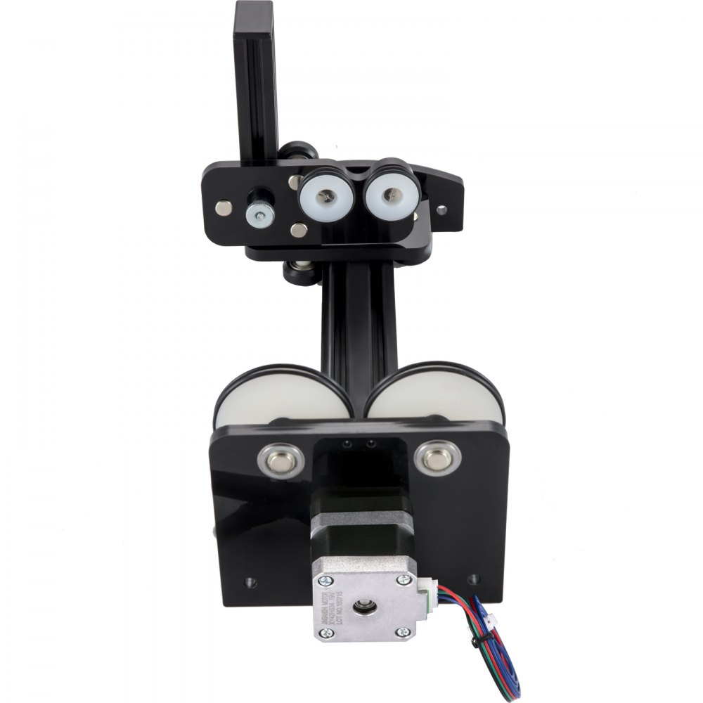 VEVOR Rotary Axis Attachment, 4 Wheels Laser Rotary Attachment, 42 Stepper Motor Laser Cutter Rotary, 50 mm-350 mm Laser Rotary Axis for Engraving Cutting Machine Spherical Carving Cylinder Carving
