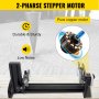 VEVOR Rotary Axis Attachment, 4 Wheels Laser Rotary Attachment, 42 Stepper Motor Laser Cutter Rotary, 50 mm-350 mm Laser Rotary Axis for Engraving Cutting Machine Spherical Carving Cylinder Carving