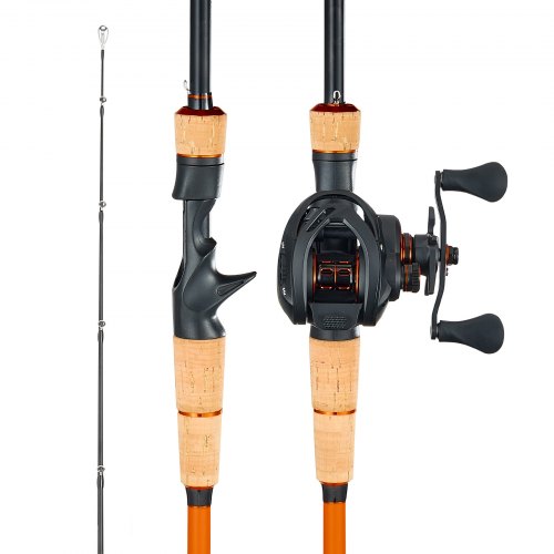 best bass fishing reels and rods – VEVOR Rod and Fishing Reel Combo, IM7 Carbon ...