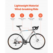 Road Bike Racing Bicycle 700C L-TWOO 14 Speeds Aluminum Alloy Frame Disc Brake