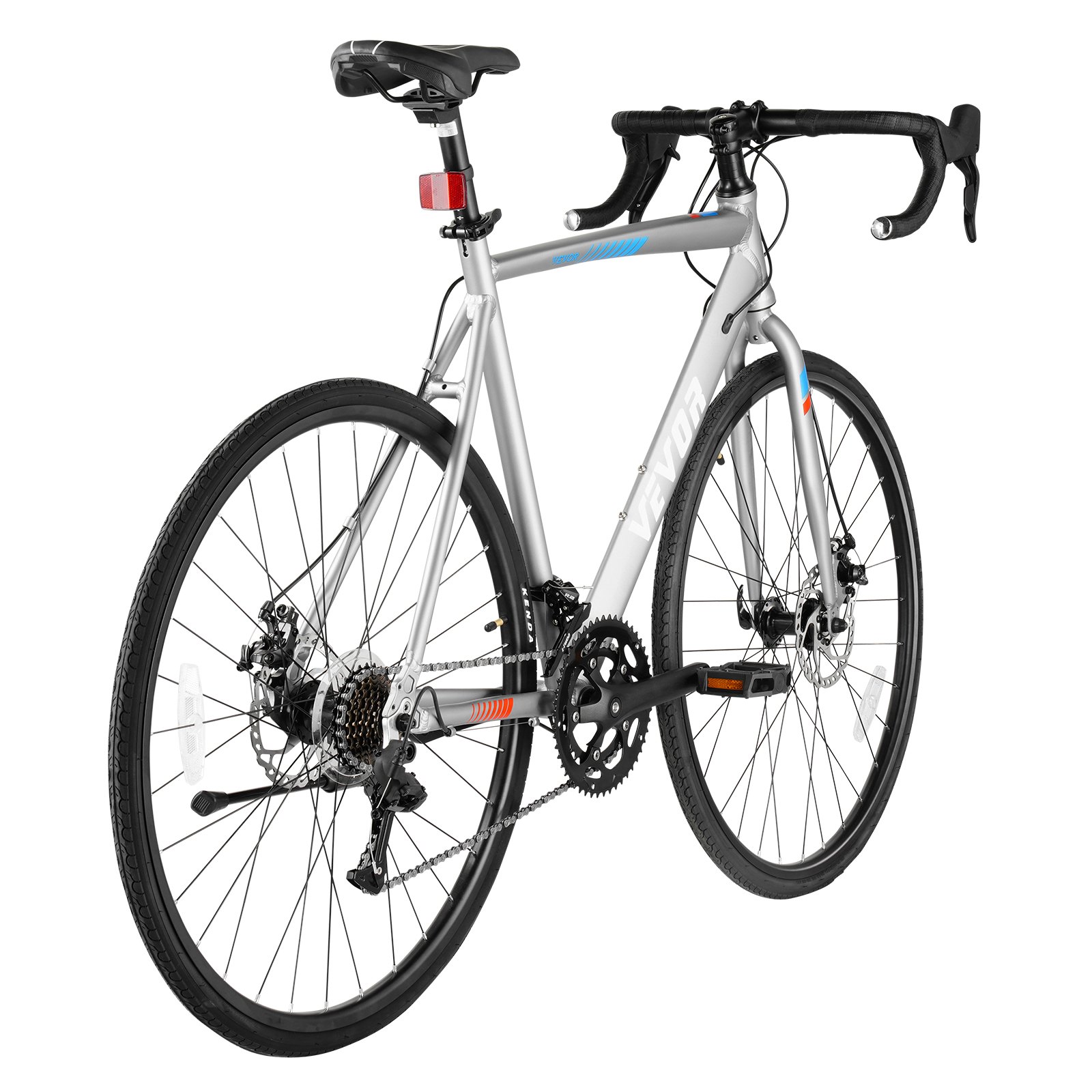 VEVOR Road Bike, 700C Wheels Racing Bike, L-TWOO 14 Speeds Drivetrain City Commuter Road Bicycle, Urban Adult Sport Bike with Lightweight Aluminum Alloy Frame, Drop Bar, Disc Brake, for Men Women